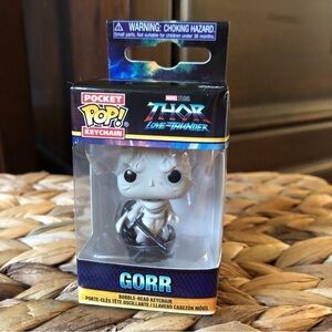 Funko Pop Disney, Marvel, Thor Love and Thunder, Gorr pocket keychain